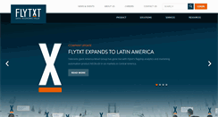Desktop Screenshot of flytxt.com