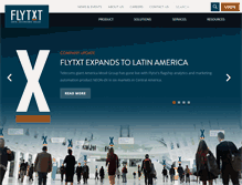 Tablet Screenshot of flytxt.com